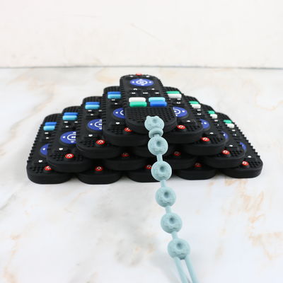 Custom Various Designs Baby Teething Products in Various Colors TV controller silicone teether toy
