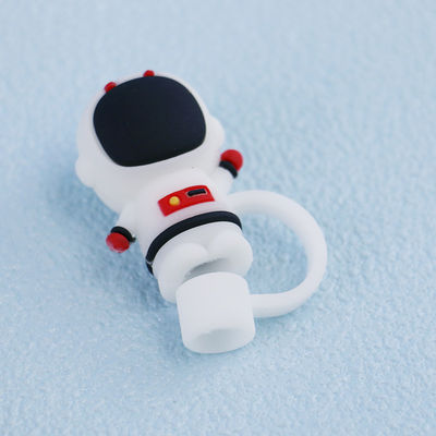 Custom 8mm 10mm 12mm 14mm 15mm Silicone Straw Cover to fit  different material straw  silicone charms