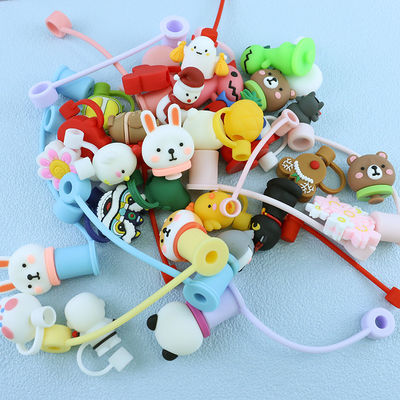 Wholesale available Straw Topper Charms for Different Material Size Straw Sippy