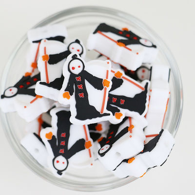 100% Safe Silicone Teething Beads Non-toxic for Babies and Kids DIY halloween silicone focal beads