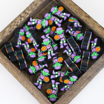 Custom Non-toxic Silicone Teething Beads With Hole for Baby Teething focals for halloween christmas