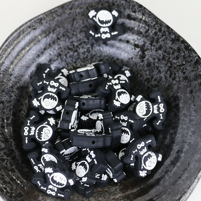 Custom Non-toxic Silicone Teething Beads With Hole for Baby Teething focals for halloween christmas