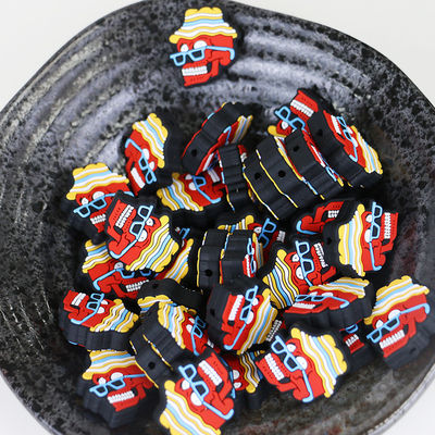 Custom Non-toxic Silicone Teething Beads With Hole for Baby Teething focals for halloween christmas