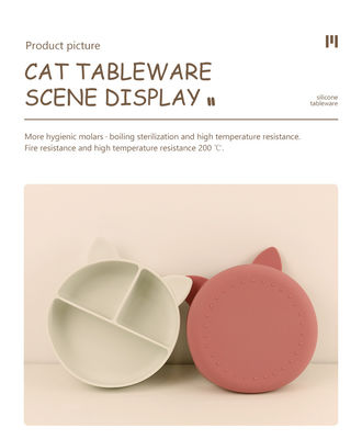 Round Silicone Children'S Placemats -40℃~230℃ Temperature Range