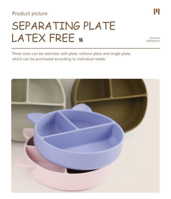 Round Silicone Children'S Placemats -40℃~230℃ Temperature Range