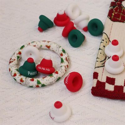 Paisen manufacturer Custom durable fun Christmas series beads 100% Safe Silicone Focals for Professional