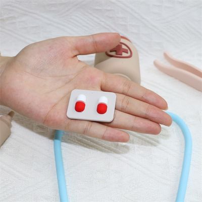ODM Baby Silicone Toys Eco-Friendly MOQ 100 BPA Free Kids Silicone Doctor Kit