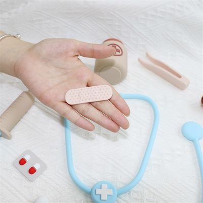 ODM Baby Silicone Toys Eco-Friendly MOQ 100 BPA Free Kids Silicone Doctor Kit