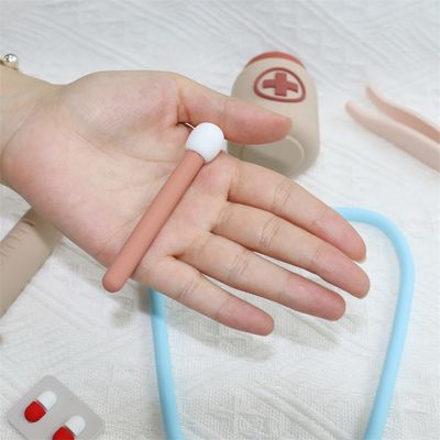 ODM Baby Silicone Toys Eco-Friendly MOQ 100 BPA Free Kids Silicone Doctor Kit