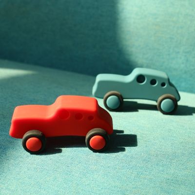 Customized Baby Silicone Car Toys Running Silicone Vehicle Cars Kids Playing