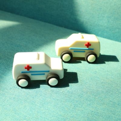 Customized Baby Silicone Car Toys Running Silicone Vehicle Cars Kids Playing