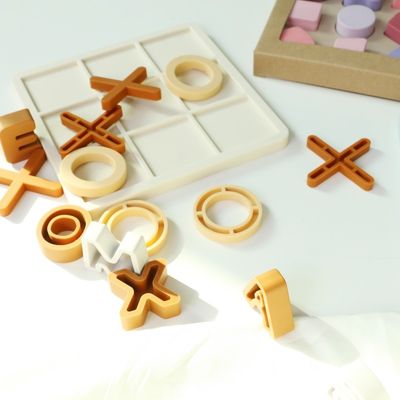 Age Range 1-4 Silicone Jigsaw Puzzle Promotes Cognitive Development Educational Silicone XO Puzzles Toys