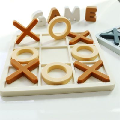Age Range 1-4 Silicone Jigsaw Puzzle Promotes Cognitive Development Educational Silicone XO Puzzles Toys