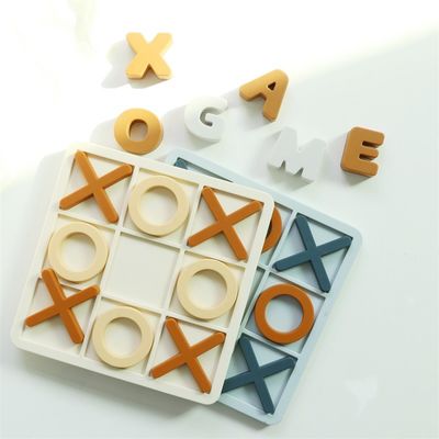 Age Range 1-4 Silicone Jigsaw Puzzle Promotes Cognitive Development Educational Silicone XO Puzzles Toys