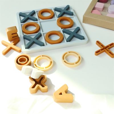 Wholesale Full Silicone XO Puzzles Custom Logo Brand Baby Educational Silicone Puzzle Toys
