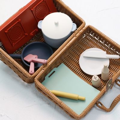 Factory New Arrival Pretend Play Set Kitchen Toys Montessori Education Silica Gel Kitchen Silicone Toy