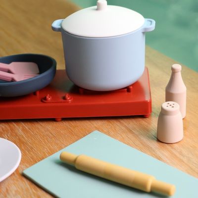 Factory New Arrival Pretend Play Set Kitchen Toys Montessori Education Silica Gel Kitchen Silicone Toy