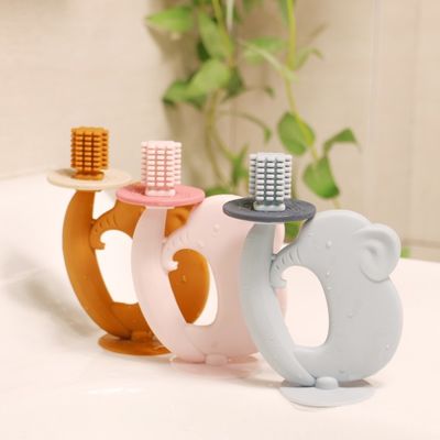 Silicone Baby Teether BPA Free Soft Texture Soothes Sore Gums Teething Relief  Silicone Teether Safe For Baby Toys