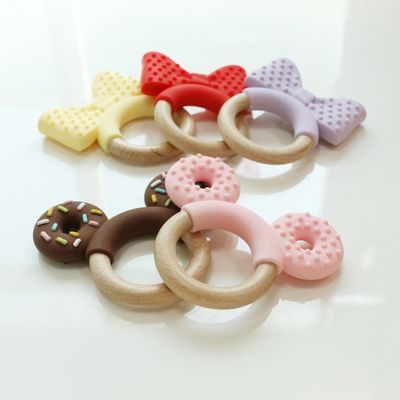 Flexible Silicone Baby Teether Set With Non-Toxic Material And Cute Animal Designs Newborn Baby Dummy Teething Toys