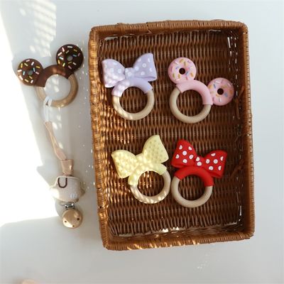 Flexible Silicone Baby Teether Set With Non-Toxic Material And Cute Animal Designs Newborn Baby Dummy Teething Toys
