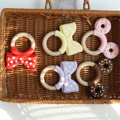 Flexible Silicone Baby Teether Set With Non-Toxic Material And Cute Animal Designs Newborn Baby Dummy Teething Toys