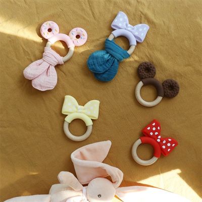 Flexible Silicone Baby Teether Set With Non-Toxic Material And Cute Animal Designs Newborn Baby Dummy Teething Toys