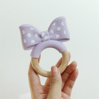 Food Grade Silicone Teething Ring Freezable For Extra Relief  Educational Toy Baby Silicone Fruit Teether