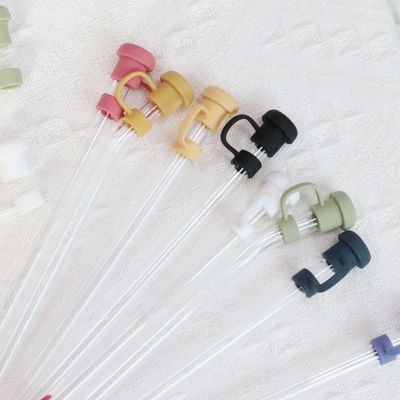 Custom Made Silicone Straw Toppers For Tumblers Silicone Straw Cap Hats PVC Free BPA Free