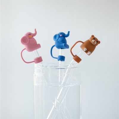 Full Silicone Straw Cover In 3D Design For Stanley Cup Tumblers 6-12mm Straw / Sippy