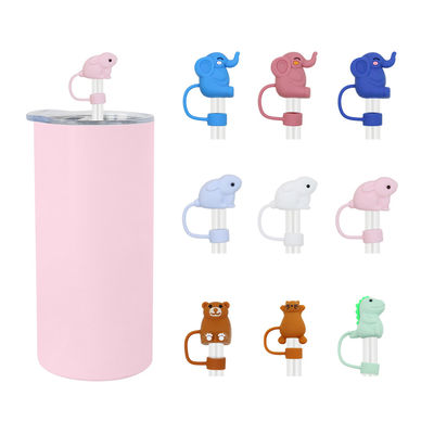 Full Silicone Straw Cover In 3D Design For Stanley Cup Tumblers 6-12mm Straw / Sippy