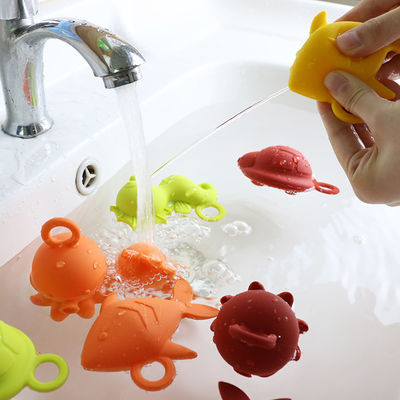 Full Silicone Straw Cover In 3D Design Lightweight Silicone Baby Toys