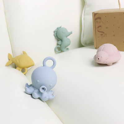 Full Silicone Straw Cover In 3D Design Lightweight Silicone Baby Toys