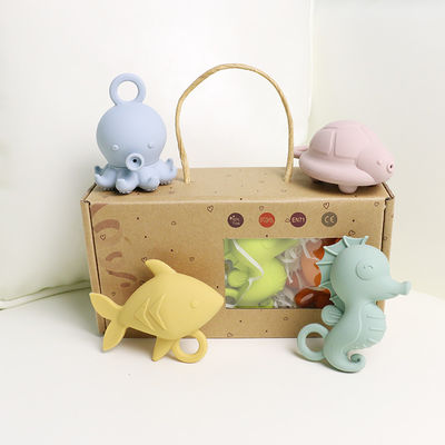 Full Silicone Straw Cover In 3D Design Lightweight Silicone Baby Toys
