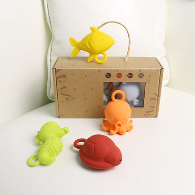 Full Silicone Straw Cover In 3D Design Lightweight Silicone Baby Toys