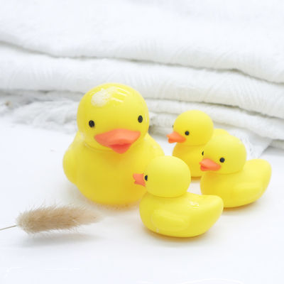 Silicone factory custom ODM OEM  baby bath toys PVC free BPA free safe material 100% silicone duck toys
