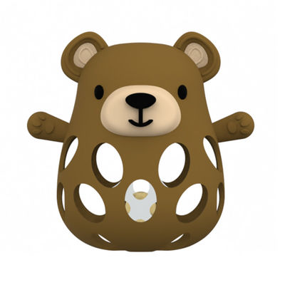 Animal Fox And Bear Medical Grade Relief for Babies 0-6 Months Soothes Teething Pain Silicone Teether for Babies with Easy-Grab