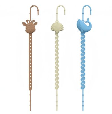 Silicone Beads BPA Free Baby Teething Infant Necklace Pacifier Chain Accessories For Baby