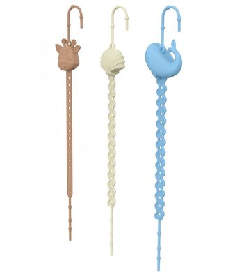 Silicone Beads BPA Free Baby Teething Infant Necklace Pacifier Chain Accessories For Baby