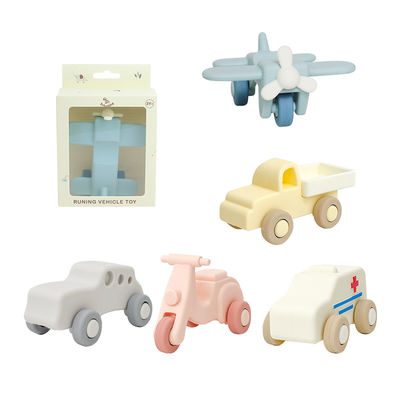 Food Grade Silicone Baby Teething Toy for Molars Infant Toys for Babies 3+ Food Grade Silicone Car Tractor Silicone Kid Toys