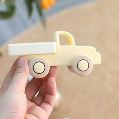 Food Grade Silicone Baby Teething Toy for Molars Infant Toys for Babies 3+ Food Grade Silicone Car Tractor Silicone Kid Toys