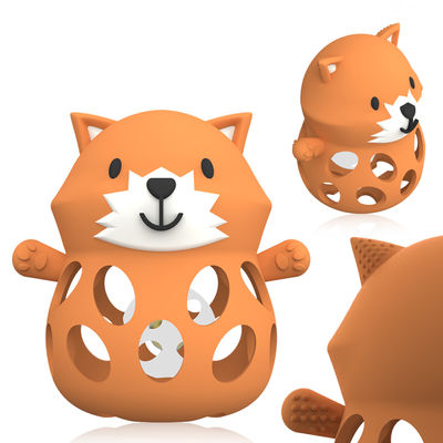 PAISEN BPA Free Animal Baby Teething Toy Food Grade Silicone Teething Mitten Anti Dropping Wrist Hand Teethers Baby Chew Toys