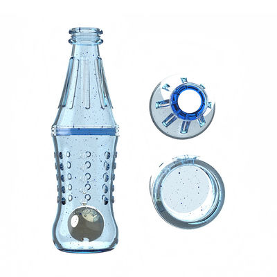 Custom high quality bpa free food grade silicone pet dog training bottle toys slow feeder snack lick silicone food bottle toy