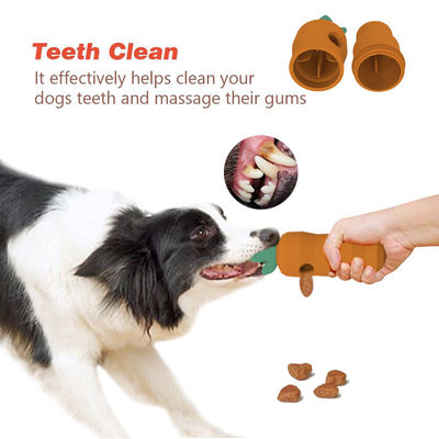 Dongguan Toys factory Custom BPA free PVC free Phthalate free soft rubber silicone pet dog teething carrot shape silicon toys
