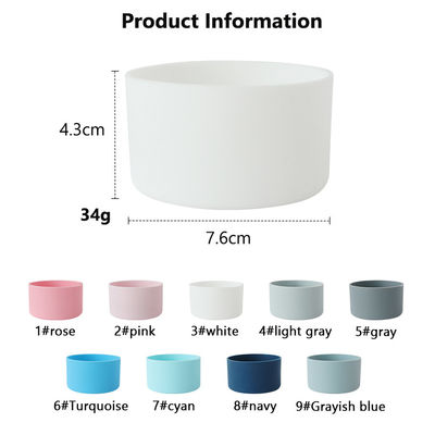 Silicone Bumper Bottle Sleeve for Quencher 40 oz 7.5cm Tumbler Boot Stanley Cup silicone bottom cover bottles