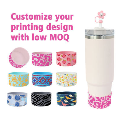 Silicone Bumper Bottle Sleeve for Quencher 40 oz 7.5cm Tumbler Boot Stanley Cup silicone bottom cover bottles