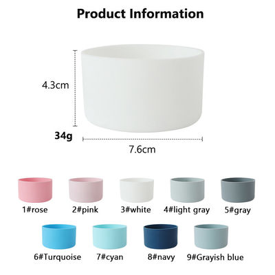 Silicone cover bottles Water Bottle Boot for Owala 7.5cm 40oz Anti-Slip Protective Sleeve Bottom Sleeve Cup Cover Accessories
