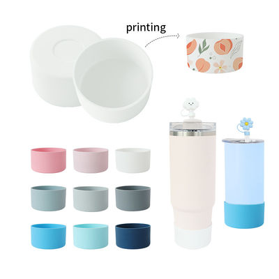Silicone cover bottles Water Bottle Boot for Owala 7.5cm 40oz Anti-Slip Protective Sleeve Bottom Sleeve Cup Cover Accessories