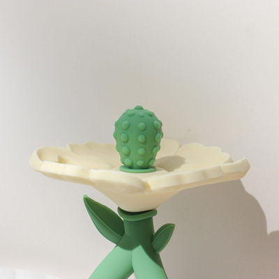 PAISEN Custom Flower Baby Feeding Teether Chew Toys Food Grade Baby Silicone Teether Molar Toys Baby Hand Teether product