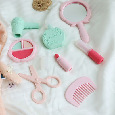 2024 new arrivals silicone make up toys  BPA free silicone kids girls tool toys set kit with