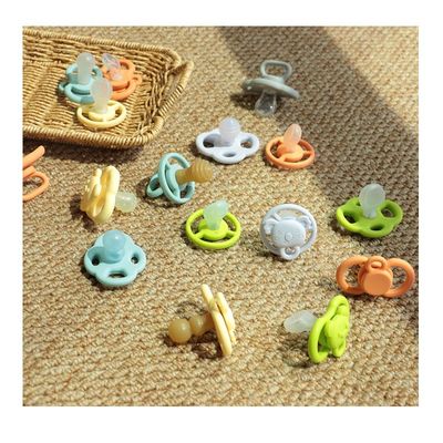 wholesale different colors available stocks fast delivery BPA free baby Teething Soothing kid soft  Silicone Pacifier